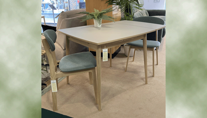 Dining Table With 2 X Tribe Chairs